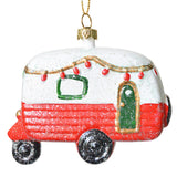 Bus Shape Pendant Photo Prop Festival Wall Christmas Tree Hanging Decoration