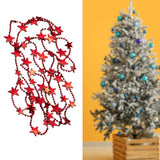 Christmas Tree Beads Garland Convenient Ornament for Fireplace Party Holiday