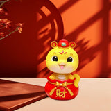 Chinese New Year Snake Statue Cute Adornment for Living Room Cabinet Bedroom Eyes Open