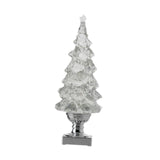 Glowing Christmas Tree Ornaments Miniature Xmas Tree for Holiday Room Office