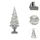 Glowing Christmas Tree Ornaments Miniature Xmas Tree for Holiday Room Office