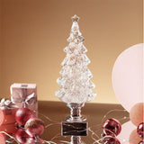 Glowing Christmas Tree Ornaments Miniature Xmas Tree for Holiday Room Office