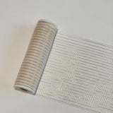 Metallic Foil Roll 10Yard Christmas Poly Mesh Ribbon for Christmas DIY Party