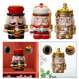 Nutcracker Money Box Figure Home Statue for Decorative Holiday