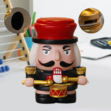 Nutcracker Money Box Figure Home Statue for Decorative Holiday