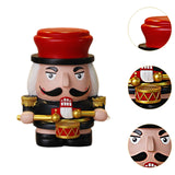 Nutcracker Money Box Figure Home Statue for Decorative Holiday