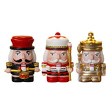 Nutcracker Money Box Figure Home Statue for Decorative Holiday