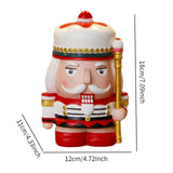 Nutcracker Money Box Figure Home Statue for Decorative Holiday