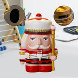 Nutcracker Money Box Figure Home Statue for Decorative Holiday