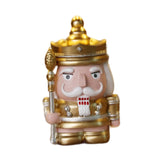 Nutcracker Money Box Figure Home Statue for Decorative Holiday