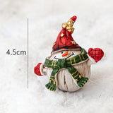 Christmas Snowman Statue Cute Christmas Decoration for Holiday Bedroom Party