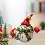 Christmas Snowman Statue Cute Christmas Decoration for Holiday Bedroom Party