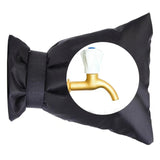 2Pcs Winter Garden Faucet Bag Cover Sturdy with Tie Strap Oxford Cloth Cover M