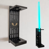 Lightsaber Display Stand Wall Mounted Wooden Lightsaber Holder for Bedroom Living Room