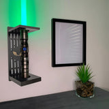 Lightsaber Display Stand Wall Mounted Wooden Lightsaber Holder for Bedroom Living Room