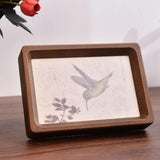 Rounded Corner Photo Frame Photograph Storage Frame for Housewarming Family