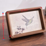 Rounded Corner Photo Frame Photograph Storage Frame for Housewarming Family