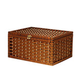 Storage Basket with Lid with Lock Organizer Case for Bedroom Home Tabletop coffee