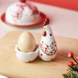 Ceramic Egg Cup Breakfast Stable Porcelain Egg Stand Holder for Lunch Indoor