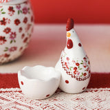 Ceramic Egg Cup Breakfast Stable Porcelain Egg Stand Holder for Lunch Indoor