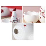 Ceramic Egg Cup Breakfast Stable Porcelain Egg Stand Holder for Lunch Indoor