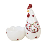 Ceramic Egg Cup Breakfast Stable Porcelain Egg Stand Holder for Lunch Indoor