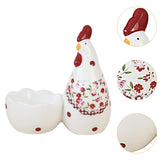 Ceramic Egg Cup Breakfast Stable Porcelain Egg Stand Holder for Lunch Indoor