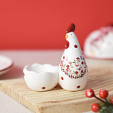 Ceramic Egg Cup Breakfast Stable Porcelain Egg Stand Holder for Lunch Indoor