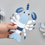 Lobster Decorative Pendant Unique Wall Sculpture Decor for Home Office Decor