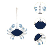 Crab Decorative Pendant Handmade Lightweight Wall Art Craft for Indoor Space