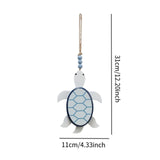 Sea Turtles Decorative Pendant Practical Handmade Wall Art Craft for Bedroom