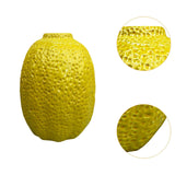 Fruit Shaped Vase Lemon Shaped Decorative Vase for Fireplace Office Entrance