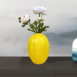 Fruit Shaped Vase Lemon Shaped Decorative Vase for Fireplace Office Entrance