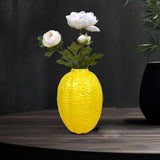 Fruit Shaped Vase Lemon Shaped Decorative Vase for Fireplace Office Entrance