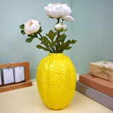 Fruit Shaped Vase Lemon Shaped Decorative Vase for Fireplace Office Entrance