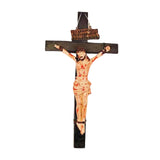 Jesus Crucifix Crosses Figurine Catholic Crucifix Wall Cross for Garden Yard