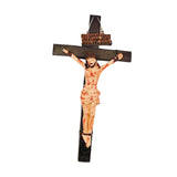 Jesus Crucifix Crosses Figurine Catholic Crucifix Wall Cross for Garden Yard