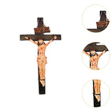 Jesus Crucifix Crosses Figurine Catholic Crucifix Wall Cross for Garden Yard