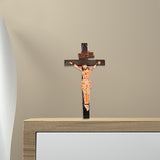 Jesus Crucifix Crosses Figurine Catholic Crucifix Wall Cross for Garden Yard