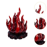 Flame Statue Collections Desktop Ornament for Office Bedroom Bookshelf