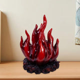 Flame Statue Collections Desktop Ornament for Office Bedroom Bookshelf