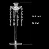 Pillar Candle Holder Wedding Elegant Birthday Party Decorative Candle Stands 1pc Large