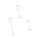 Pillar Candle Holder Wedding Elegant Birthday Party Decorative Candle Stands 3pcs Large