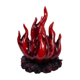 Flame Ornament Statue Sculpture Simulation Flame Lamp for Porch Bedroom 110V