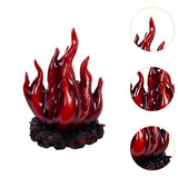 Flame Ornament Statue Sculpture Simulation Flame Lamp for Porch Bedroom 110V