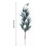 Artificial Plant Branch Easy to Use Holiday Season Decor Decoration Greenery 43 cm