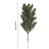 Artificial Plant Branch Easy to Use Holiday Season Decor Decoration Greenery 38 cm