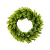 Artificial Xmas Wreath Christmas Winter Wreath for Indoor Outdoor Decoration green