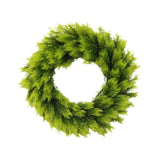 Artificial Xmas Wreath Christmas Winter Wreath for Indoor Outdoor Decoration green