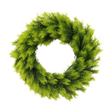 Artificial Xmas Wreath Christmas Winter Wreath for Indoor Outdoor Decoration green